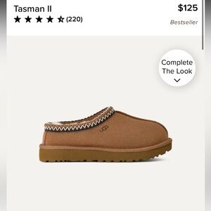UGG Tasman Tan Slip-On Slippers